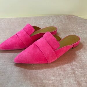 Tory Burch Rosalind Mule in Crazy Pink Suede, Size 8